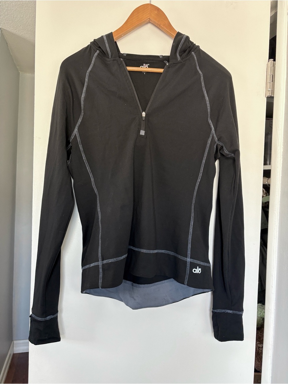 Alo Partial Zip Running Hoodie